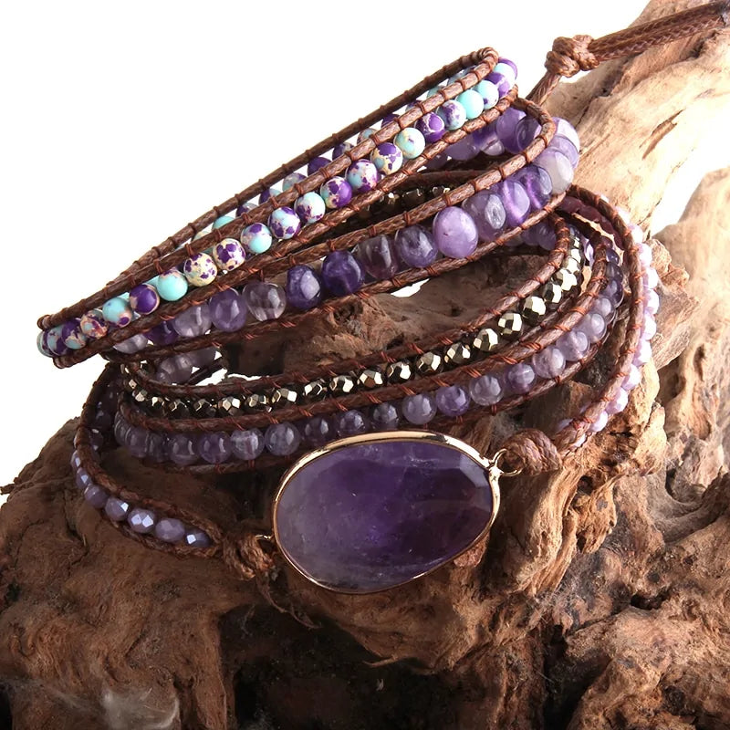 Charmante mineraal armband