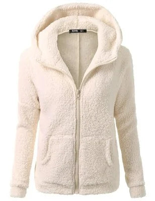 Dames fleece jacket hoodie