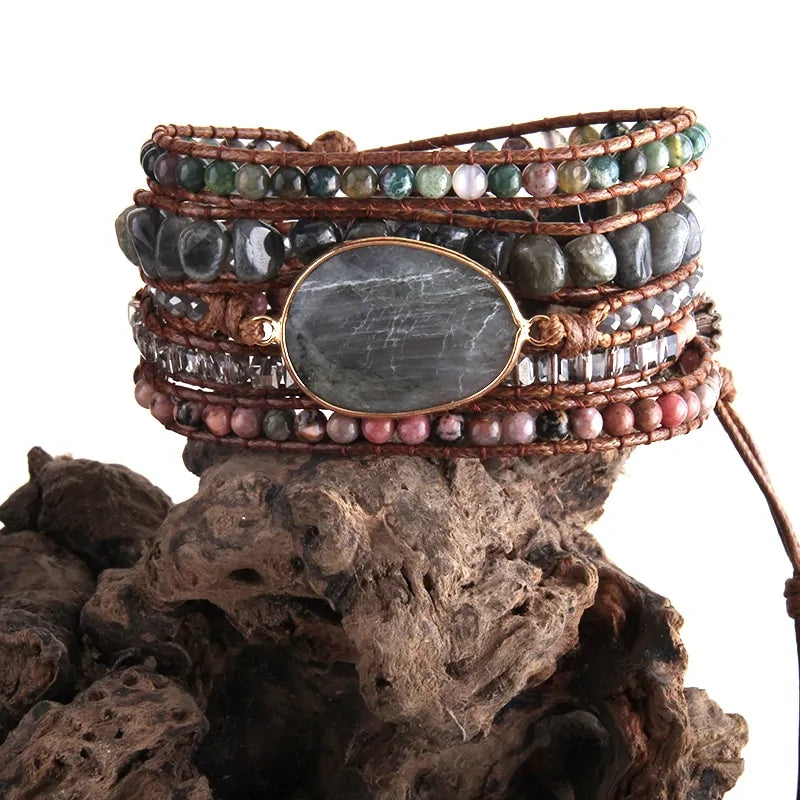 Charmante mineraal armband