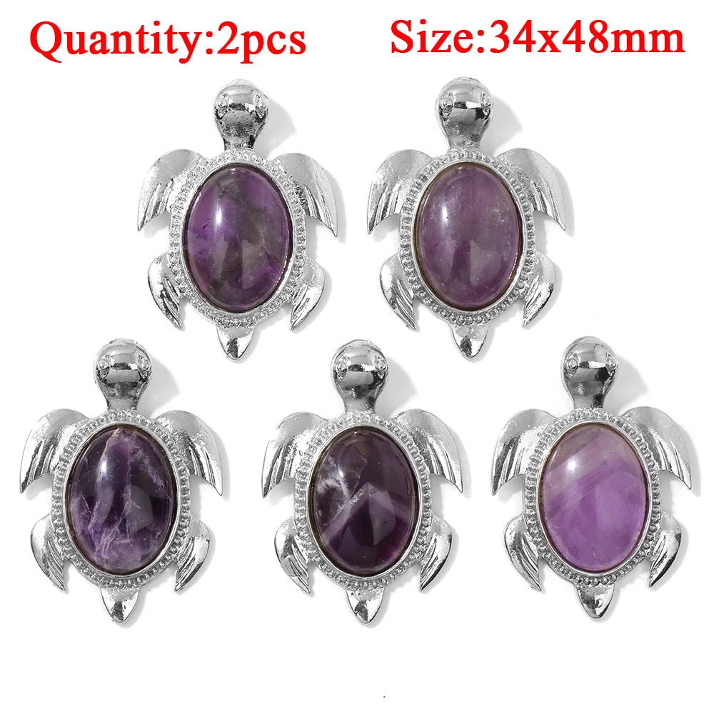 Verschillende hangers amethyst