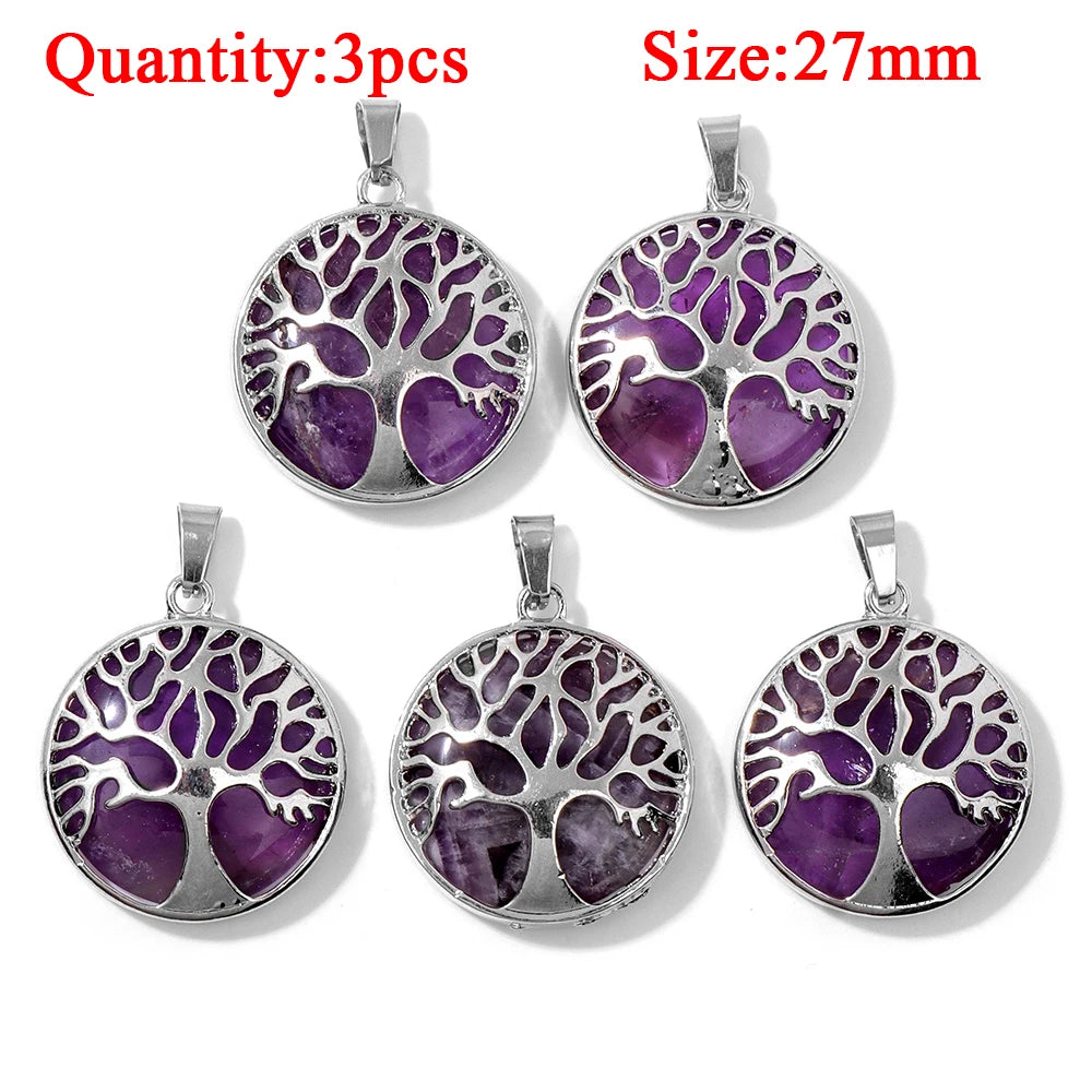 Verschillende hangers amethyst