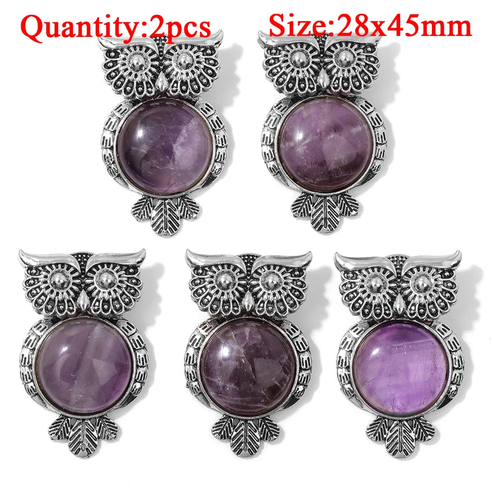 Verschillende hangers amethyst