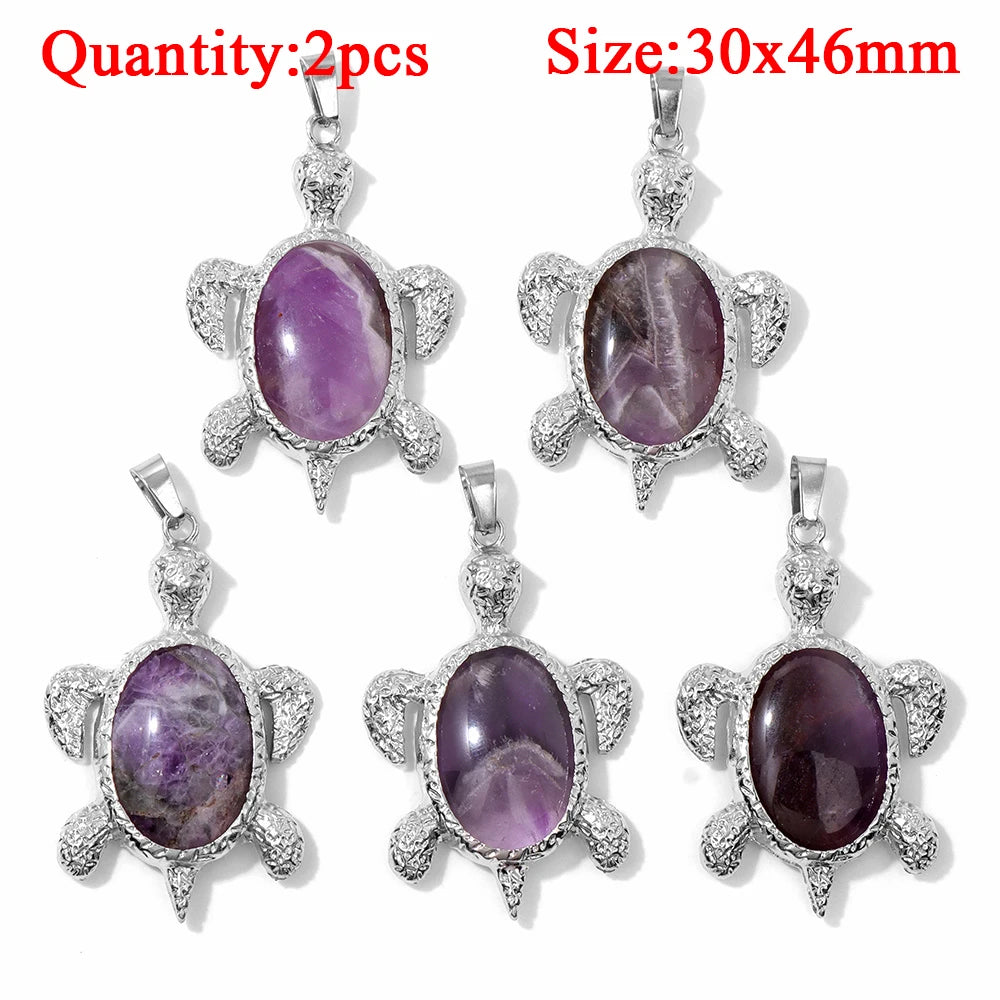 Verschillende hangers amethyst