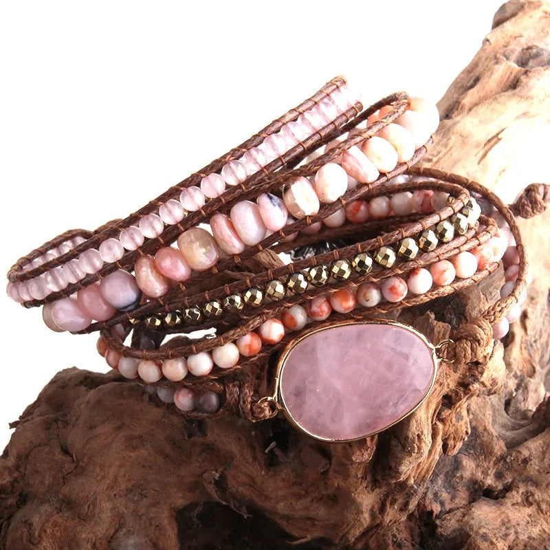 Charmante mineraal armband