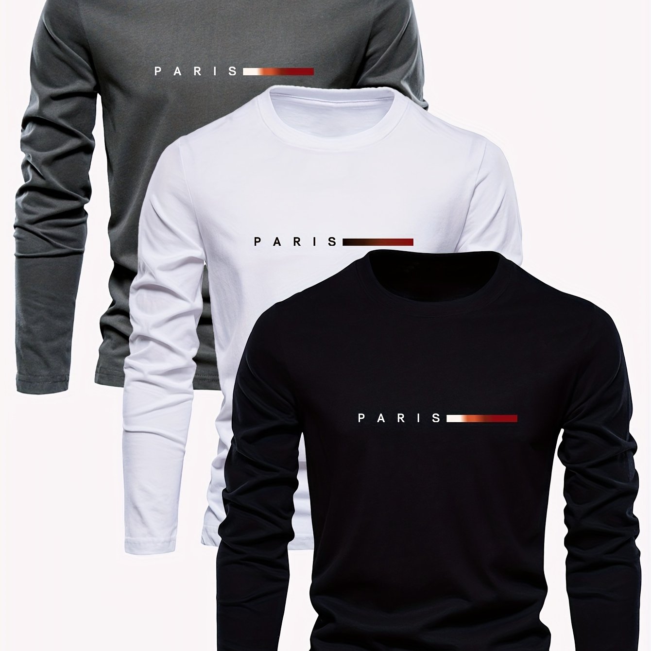 3 stuks Long sleeve shirts