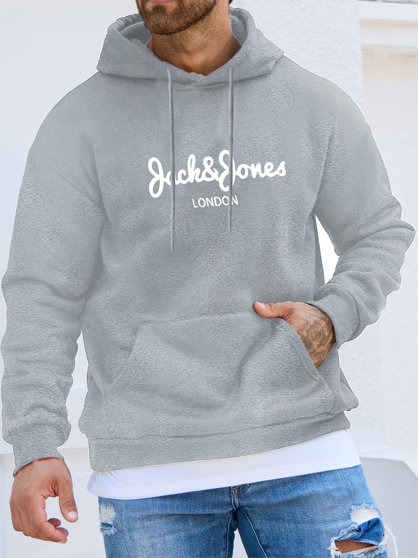 Fijne zachte mannen hoodie