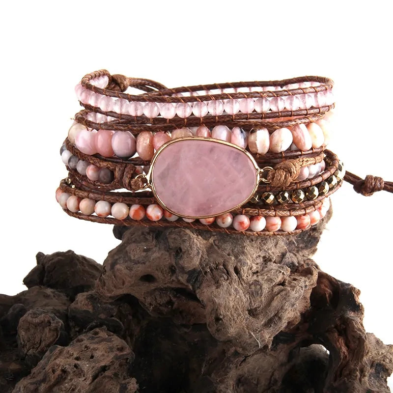 Charmante mineraal armband