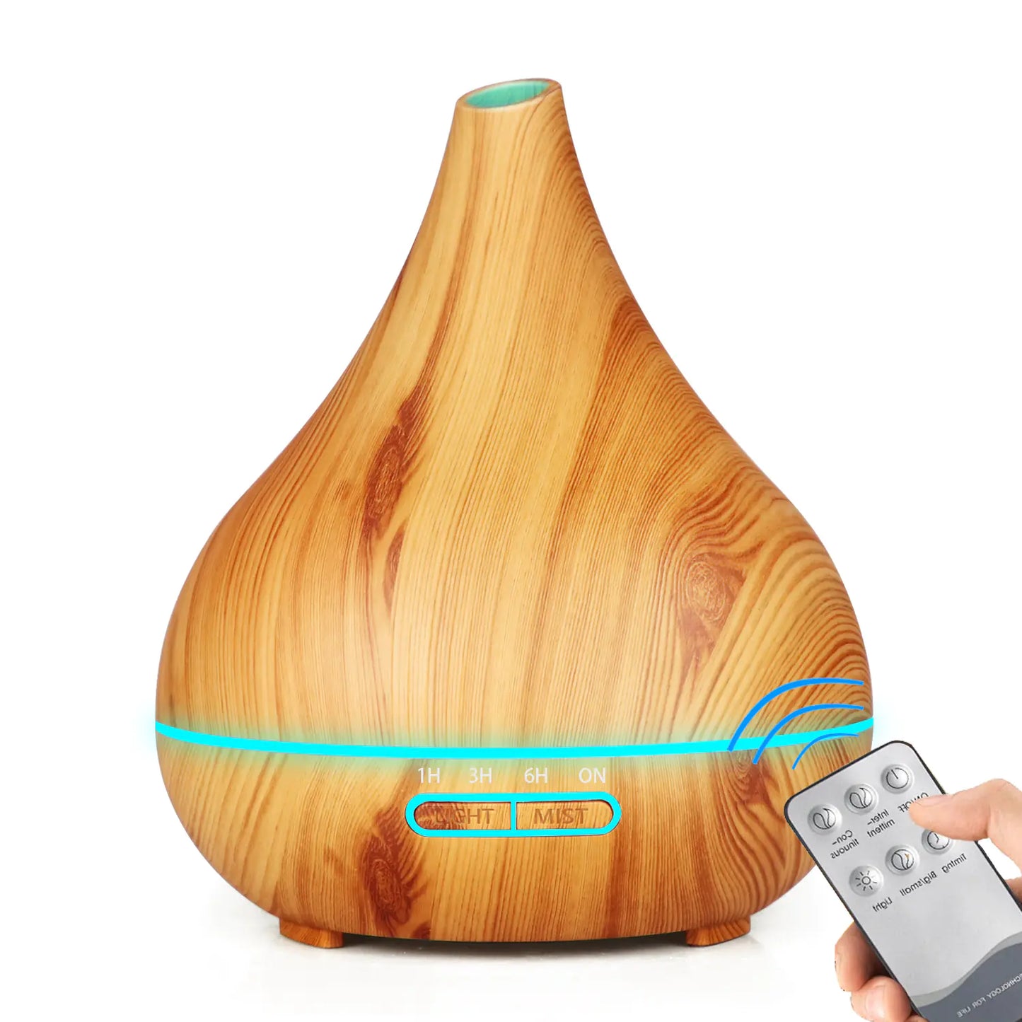 Aroma diffuser 400 ml houtkleurig