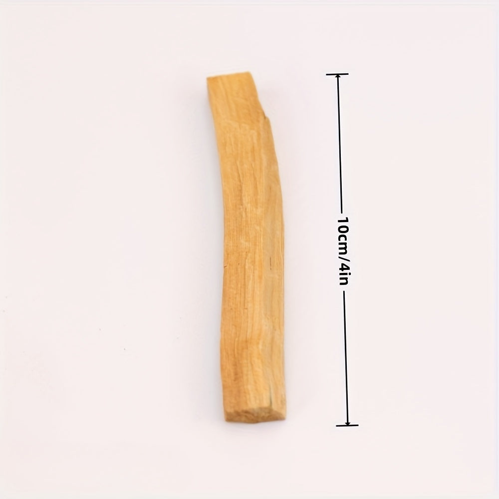 10/15Pcs Palo Santo Incense Sticks Wooden Smudging Strips Aroma Diffuser Stains Stick Aromatherapy Burn Wooden Sticks No Smell