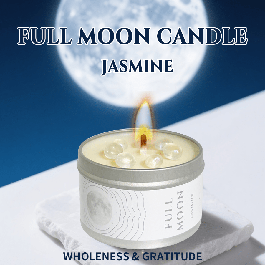 Geurkaars volle maan jasmijn