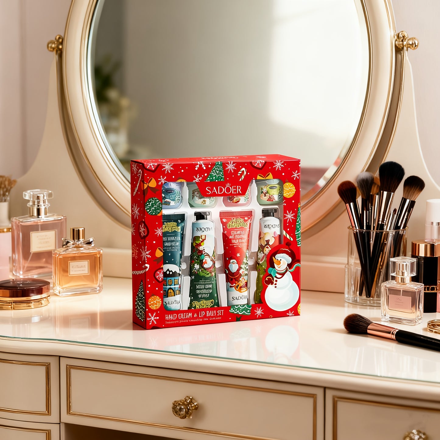 Kerstgeschenk hand- en lipbalsem