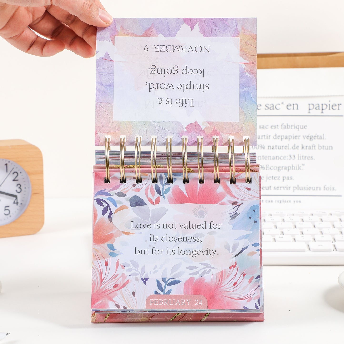 Handige affirmatie kalender 2026