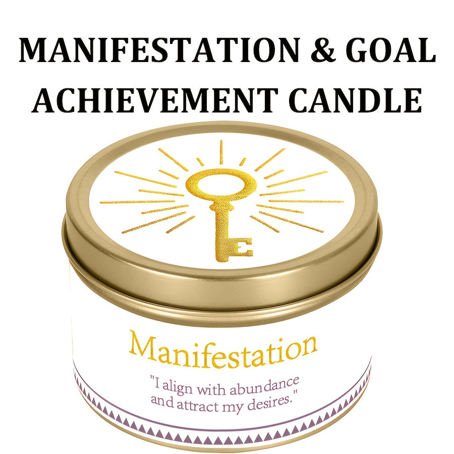 Cadeauset geurkaars manifestatie