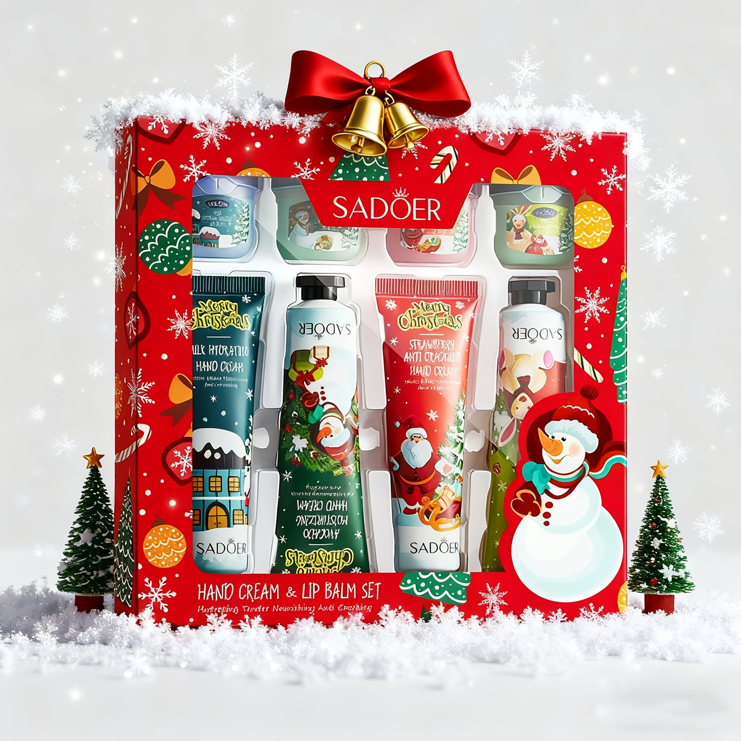 Kerstgeschenk hand- en lipbalsem