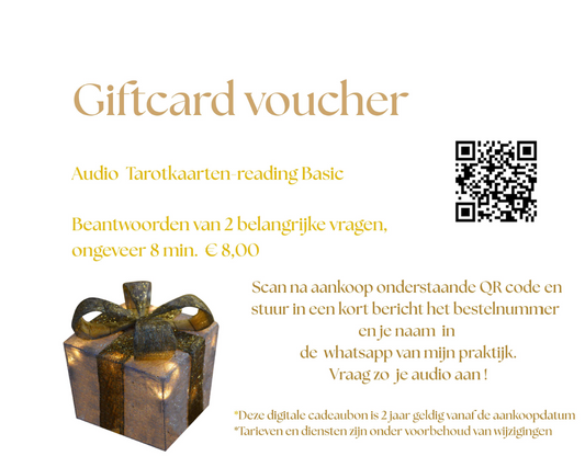 Persoonlijke audio Tarotkaarten-reading Basic