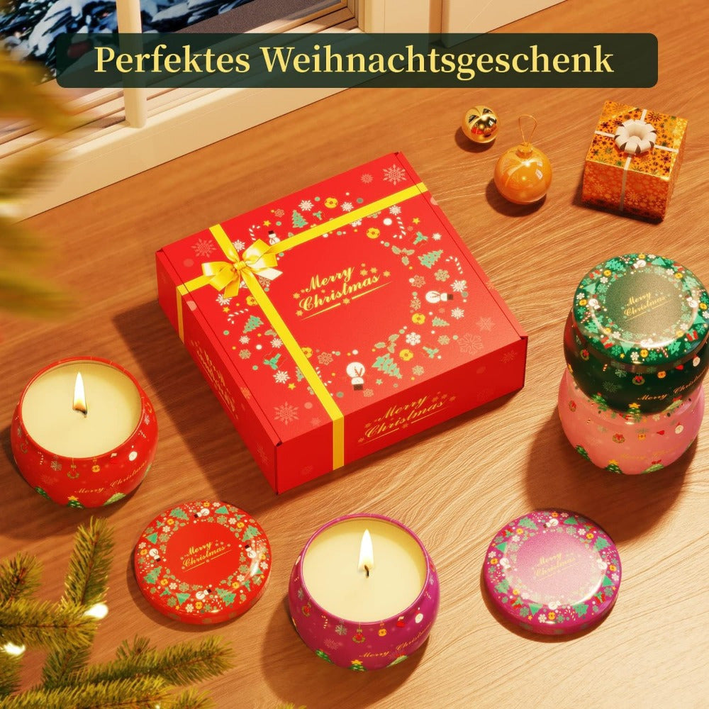 Kersttip! Geurkaarsen geschenkset