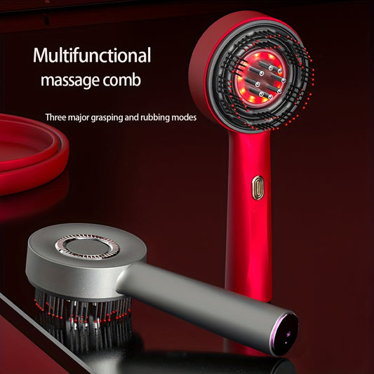 Electric Massage Comb, Portable Electric Hair Brush for Women And Men