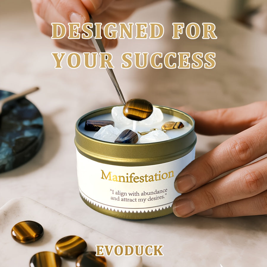 Cadeauset geurkaars manifestatie