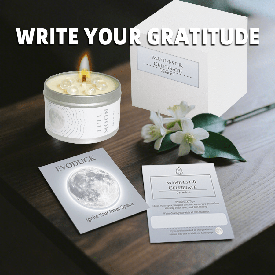 Geurkaars volle maan jasmijn