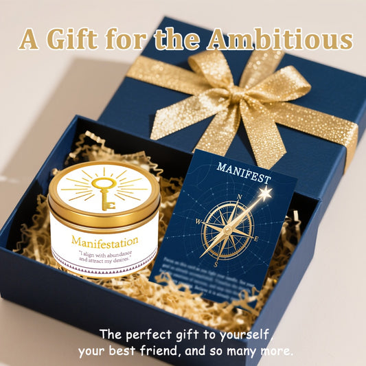 Cadeauset geurkaars manifestatie