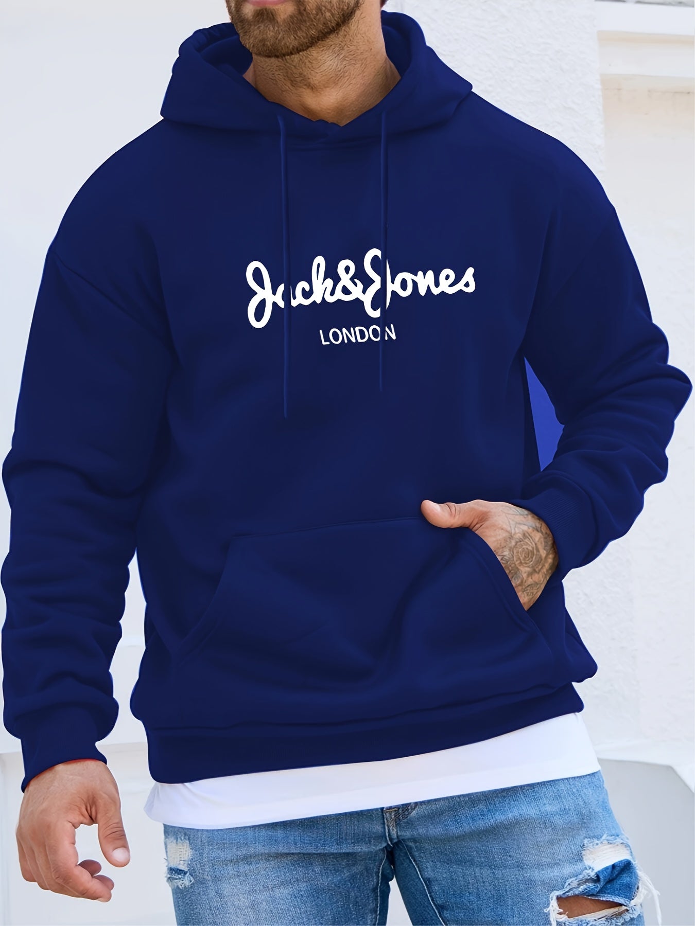 Fijne zachte mannen hoodie